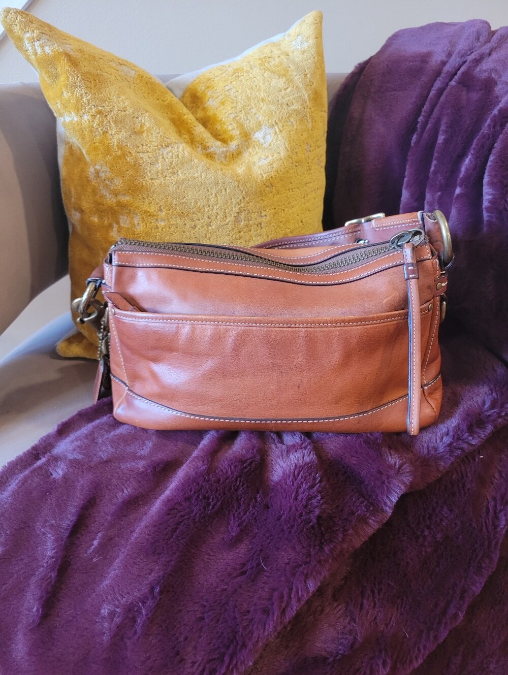 Coach Legacy 65th Anniversary Double Turn-Lock Shoulder Bag - Picture 12 of 13